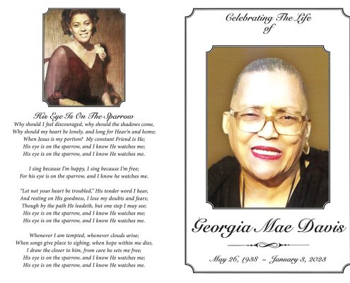 Georgia M Davis Obituary