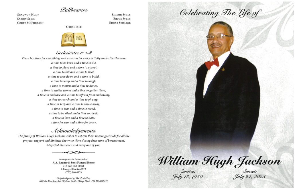 William H Jackson Obituary