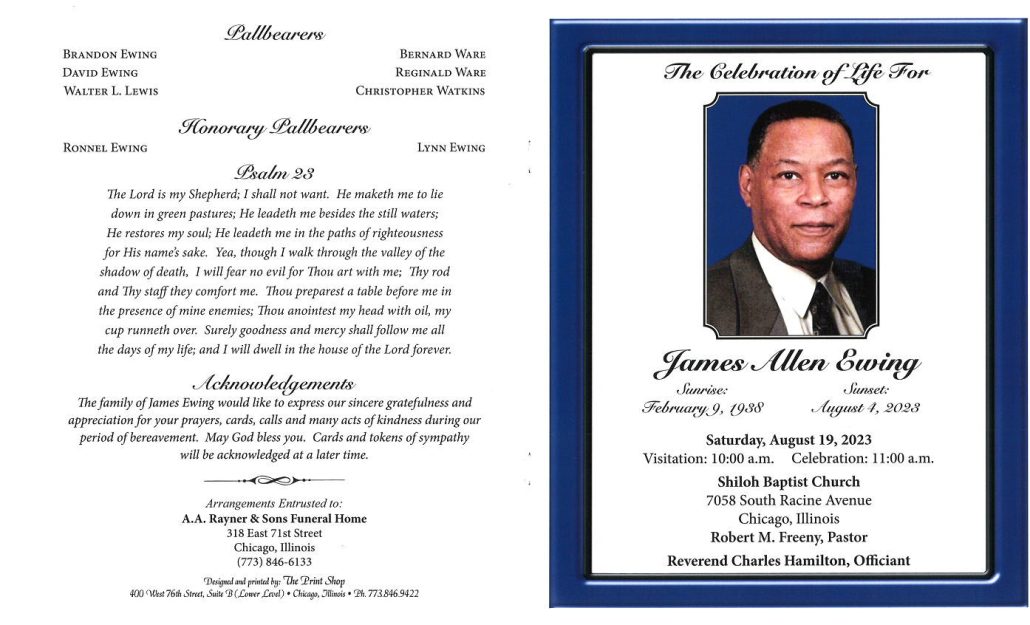 James A Ewing Obituary