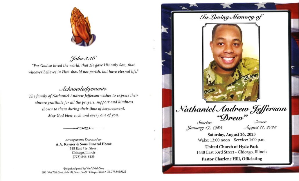 Nathaniel A Jefferson Obituary