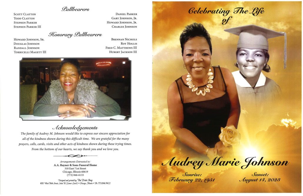 Audrey M Johnson Obituary