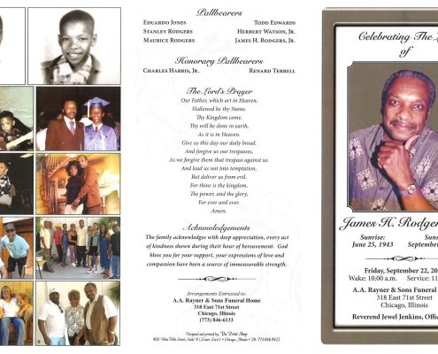 James H Rodgers Sr Obituary