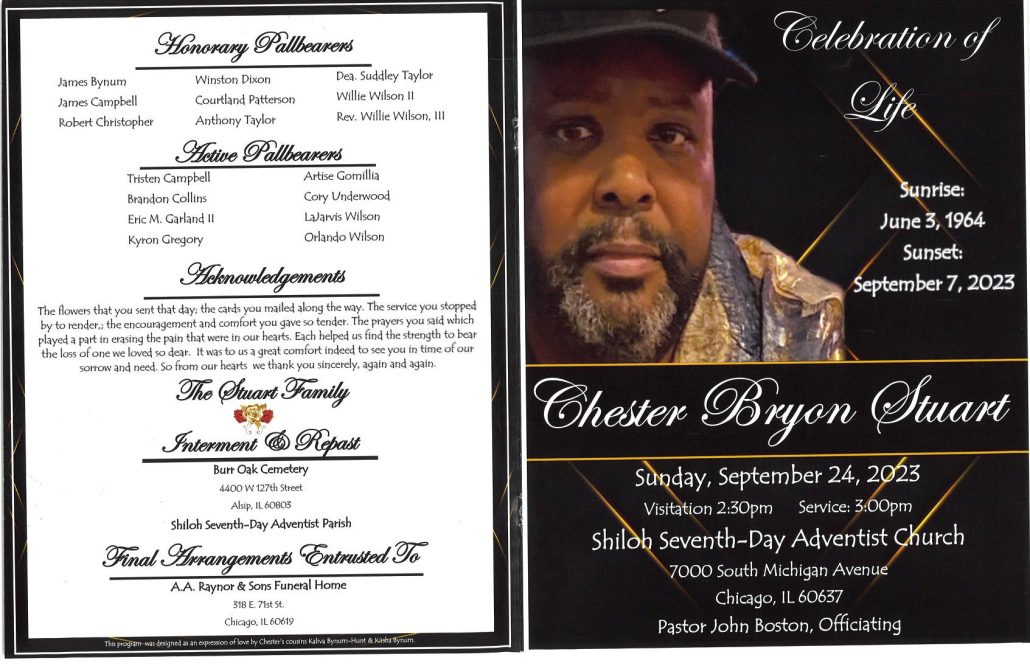 Chester B Stuart Obituary