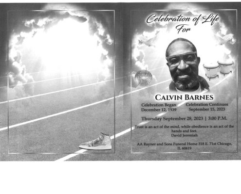 Calvin Barnes Obituary