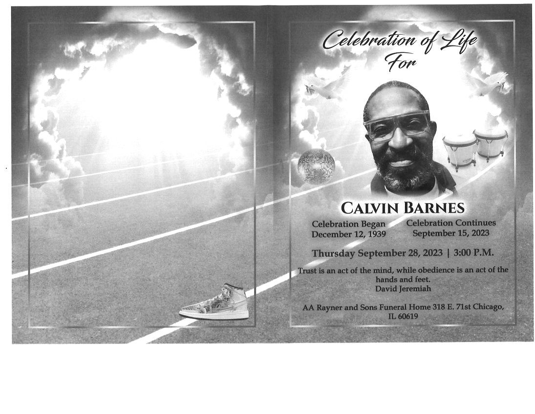 Calvin Barnes Obituary AA Rayner and Sons Funeral Homes