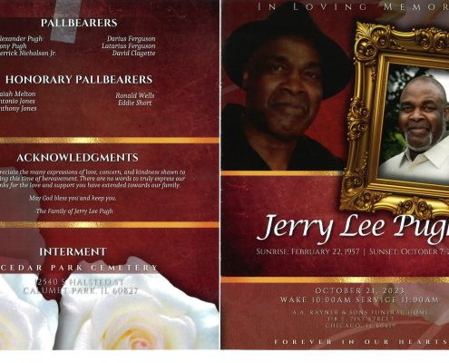 Jerry L Pugh Obituary