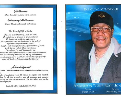 Anderson Jones III Obituary