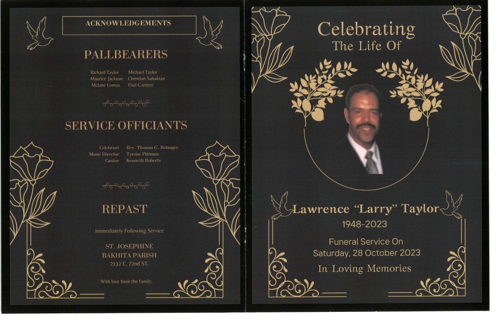 Lawrence Taylor Obituary