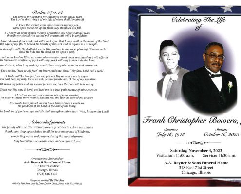 Frank C Bowers Jr Obituary