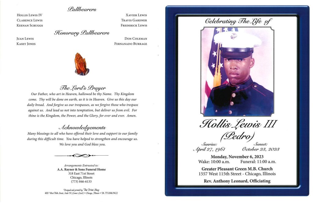 Hollis Lewis III Obituary