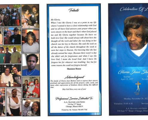 Gloria J Shelton Obituary