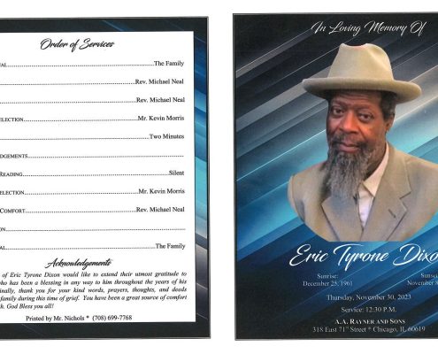 Eric T Dixon Obituary