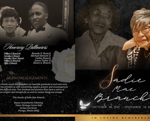 Sadie M Branch Obituary