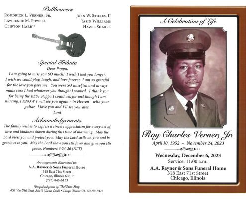 Roy C Verner Jr Obituary