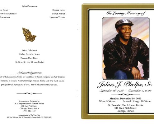 Julius J Phelps Sr Obituary