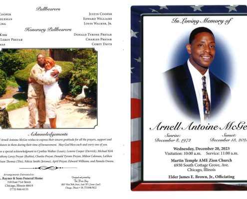 Arnell A McGee Obituary