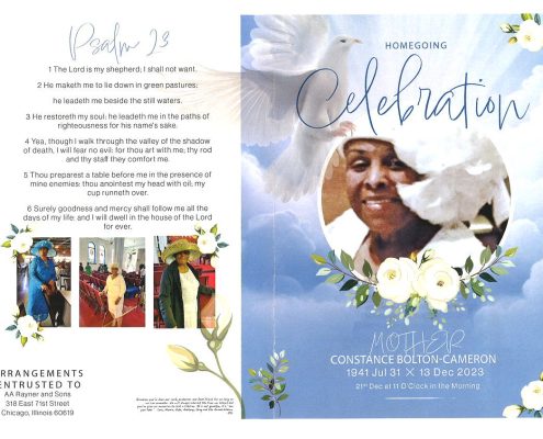 Constance Bolton Cameron Obituary