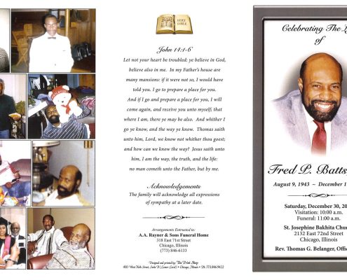 Fred P Batts Jr Obituary