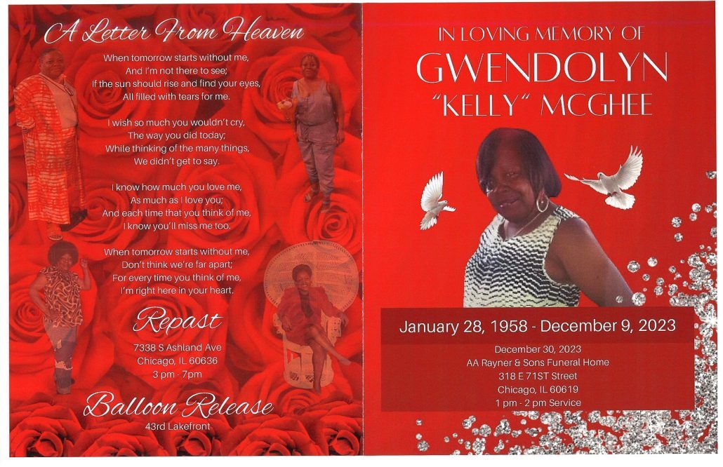 Gwendolyn Kelly Mcghee Obituary