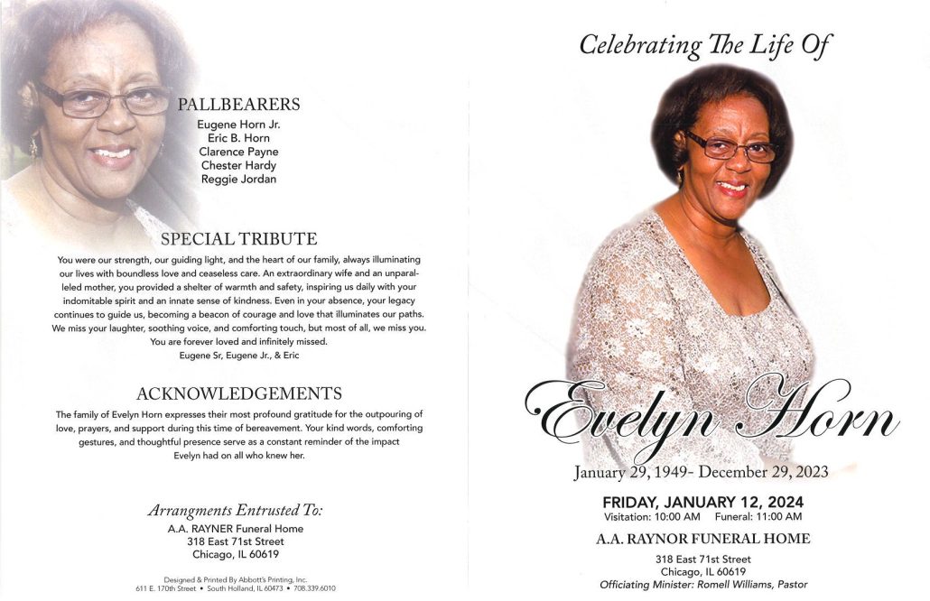 Evelyn Horn Obituary