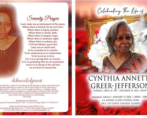 Cynthia Jefferson Obituary