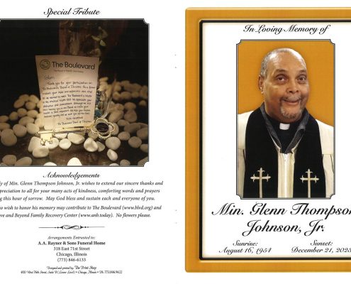 Glenn T Johnson Obituary