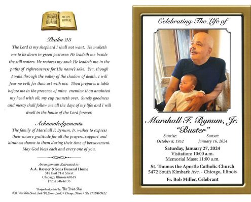 Marshall F Bynum Jr Obituary