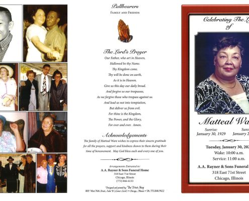 Matteal Ware Obituary