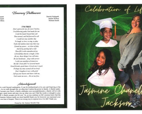 Jasmine C Jackson Obituary