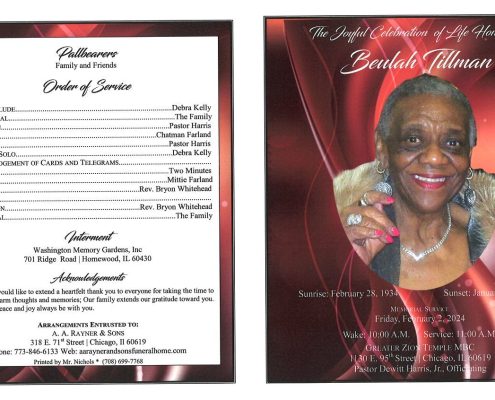 Beulah Tillman Obituary