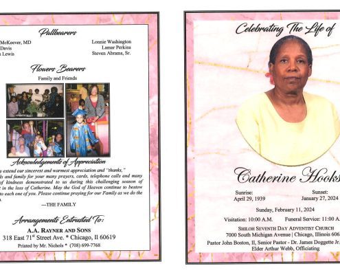 Catherine Hooks Obituary