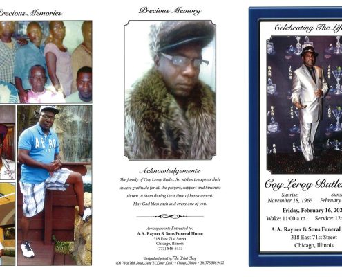 Coy L Butler Sr Obituary