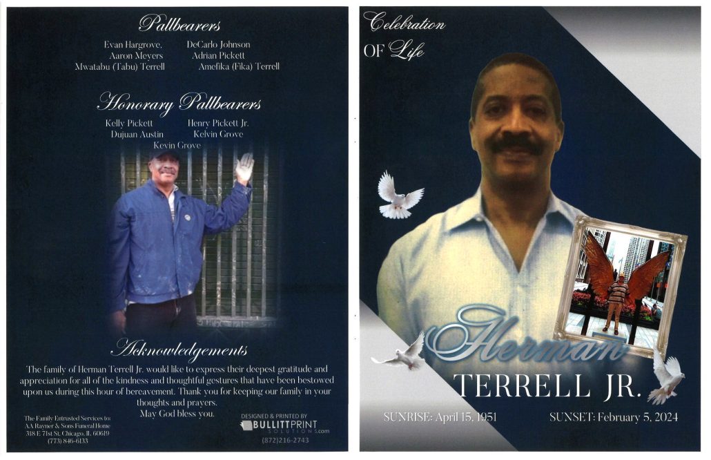 Herman Terrell Jr Obituary