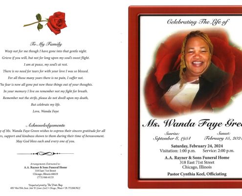 Wanda F Green Obituary