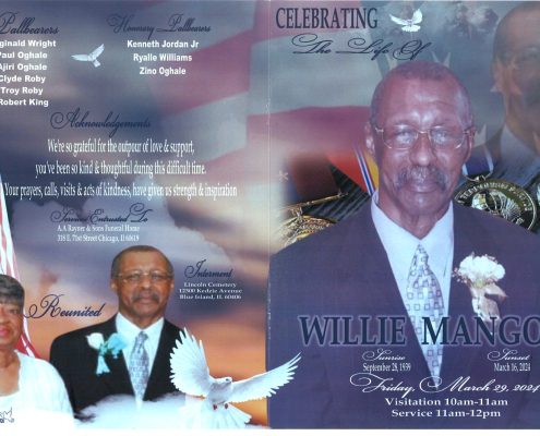 Willie Mango Jr Obituary