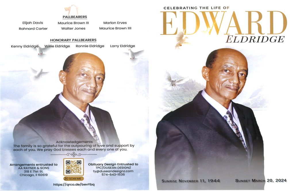 Edward Eldridge Obituary