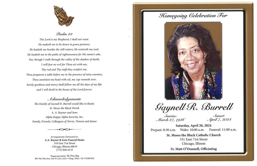 Gaynell R Burrell Obituary