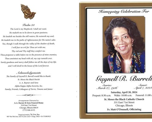Gaynell R Burrell Obituary