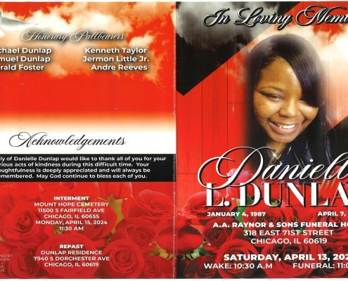Danielle L Dunlap Obituary