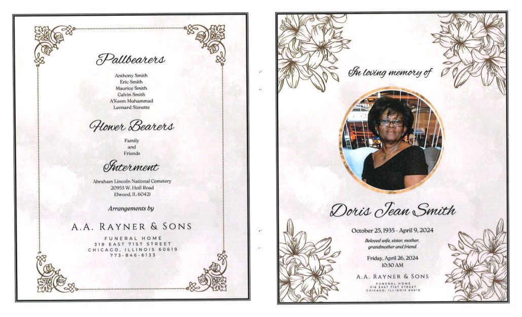 Doris J Smith Obituary