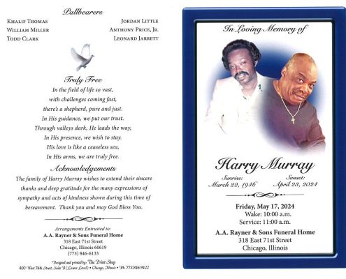 Harry Murray Obituary