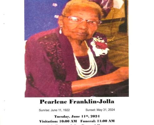 Pearlene Franklin Jolla Obituary