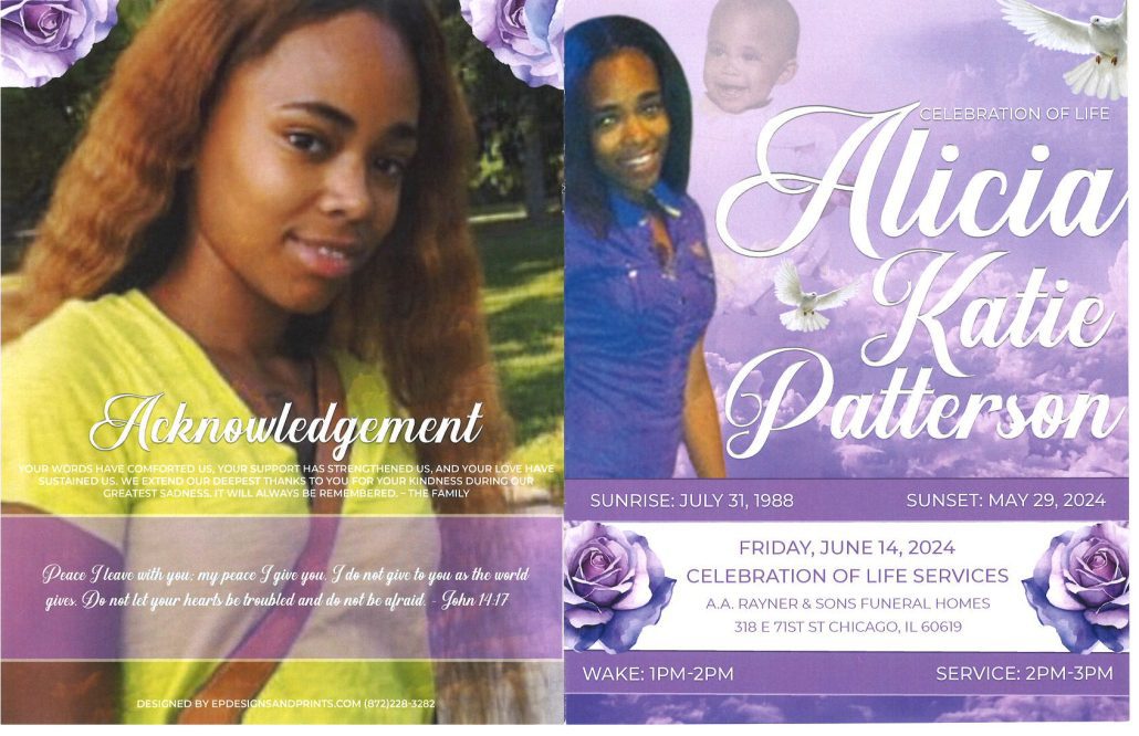 Alicia K Patterson Obituary