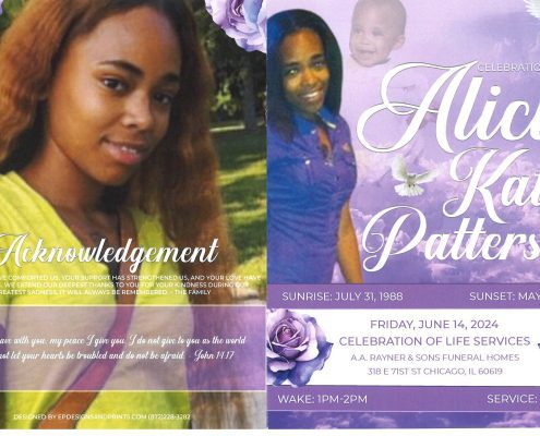 Alicia K Patterson Obituary