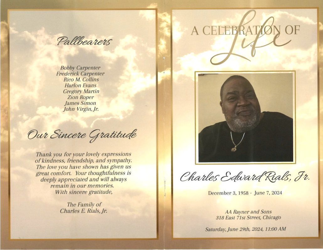 Charles E Rails Jr Obituary