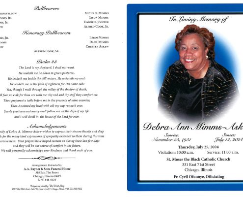 Debra Ann Mimms Askew Obituary