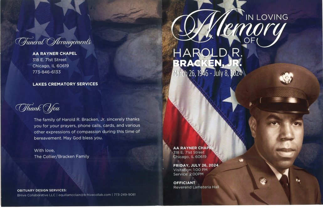 Harold R Bracken Jr Obituary