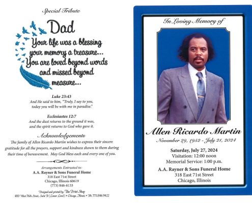 Allen R Martin Obituary