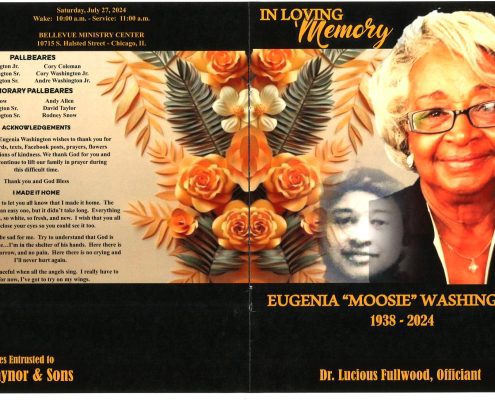 Eugenia Washington Obituary