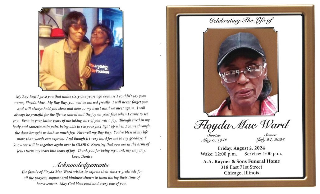 Floyda M Ward Obituary